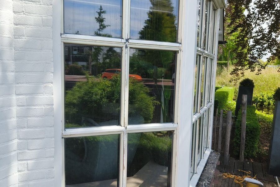 Zijgevel – nieuw dubbel glas